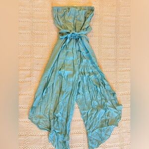 NWT blue Halara jumpsuit